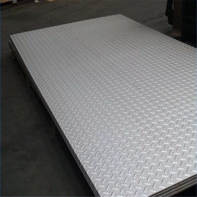 Q235 Q345 Placas de diamante de aço leve Hr aço carbono Placa de diamante a quadros
