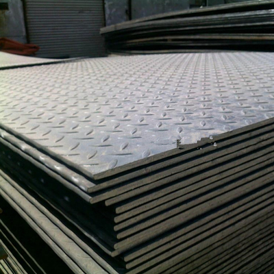 10 mm 16 mm St37 Q235b Hr Chapa de ferro quadriculada placa padronizada